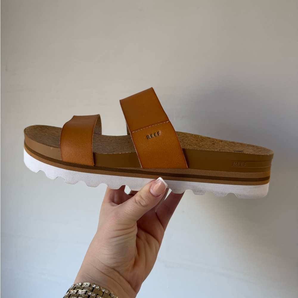 Reef Women's Tan Platform Sandals